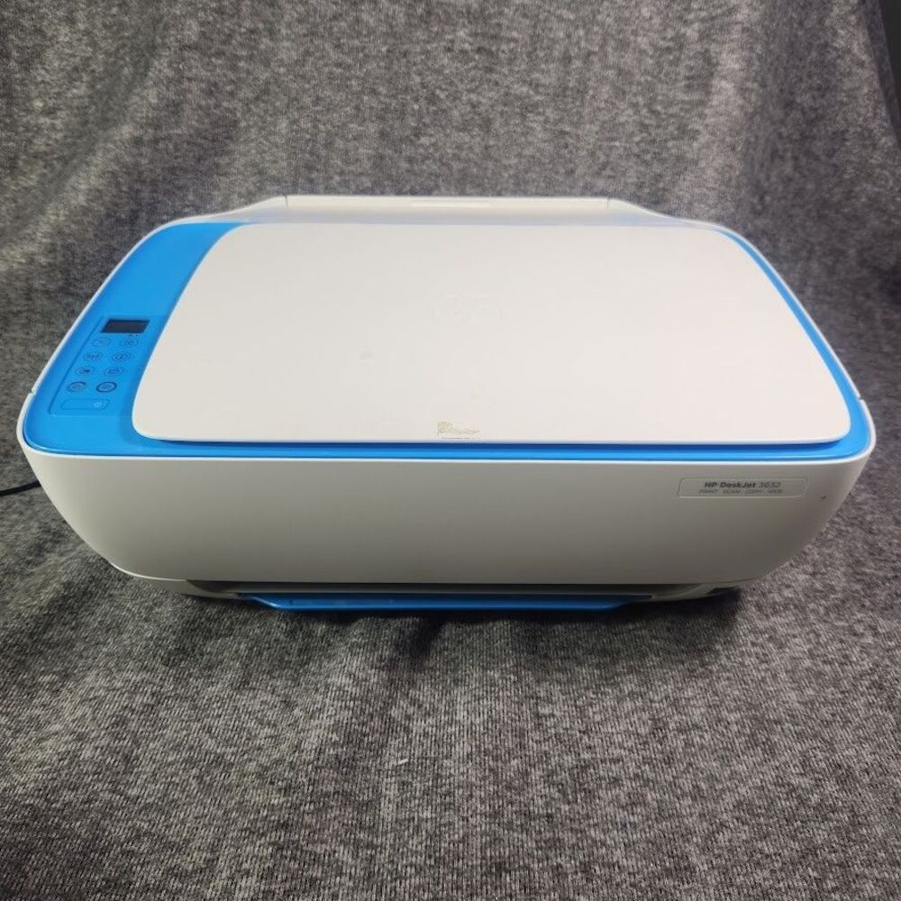 HP DeskJet 3632 Inkjet All-In-One Printer + Ink Tested Works Print, Copy, Scan
